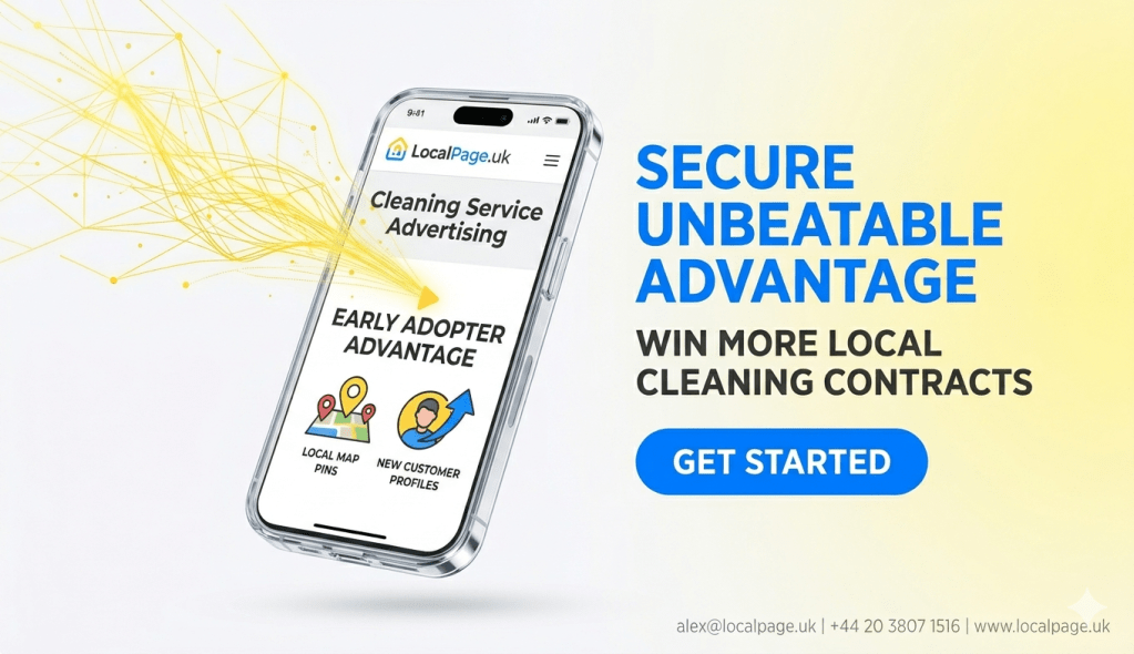 Cleaning Service Advertising The Early Adopter&nbsp;Advantage